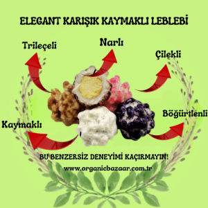 Çilekli'nin tatlılığı, Narlı'nın ferahlığı, Trileçeli'nin eşsiz aroması, Böğürtlenli'nin lezzeti... Hepsi bir arada, çıtır çıtır Karışık Kaymaklı Leblebi'de!